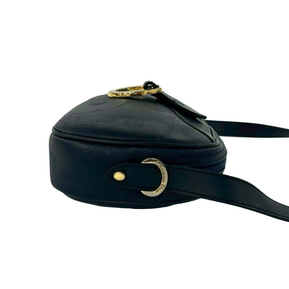 CHRISTIAN DIOR Vintage Blue Leather Trotter Shoulder Bag - Picture 6 of 10